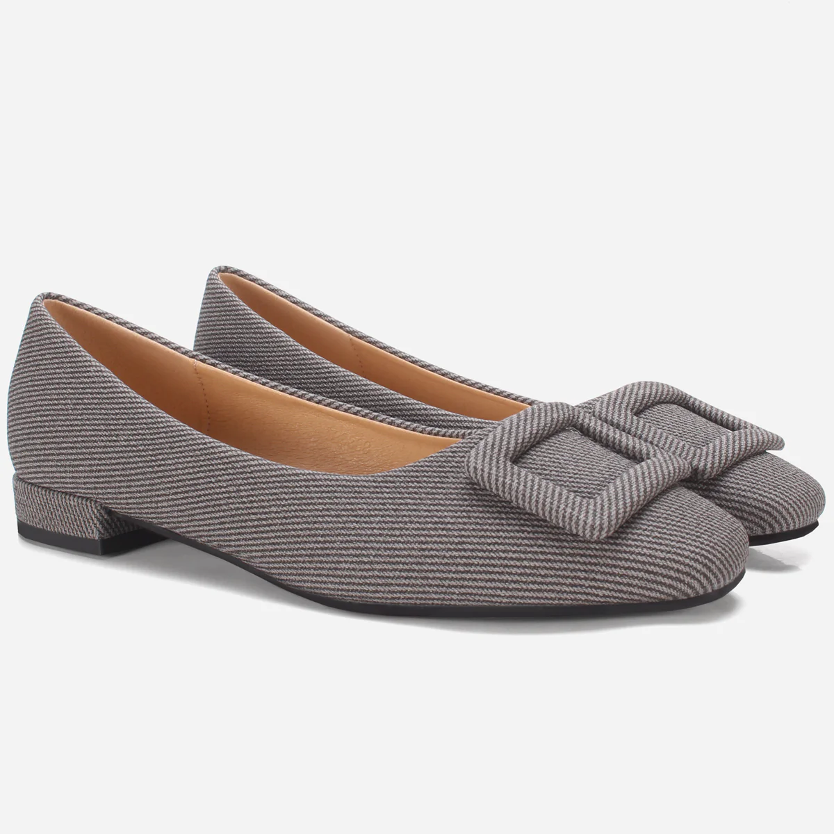 Womens "ANYA" Low Heel Casual Pumps - Image 2