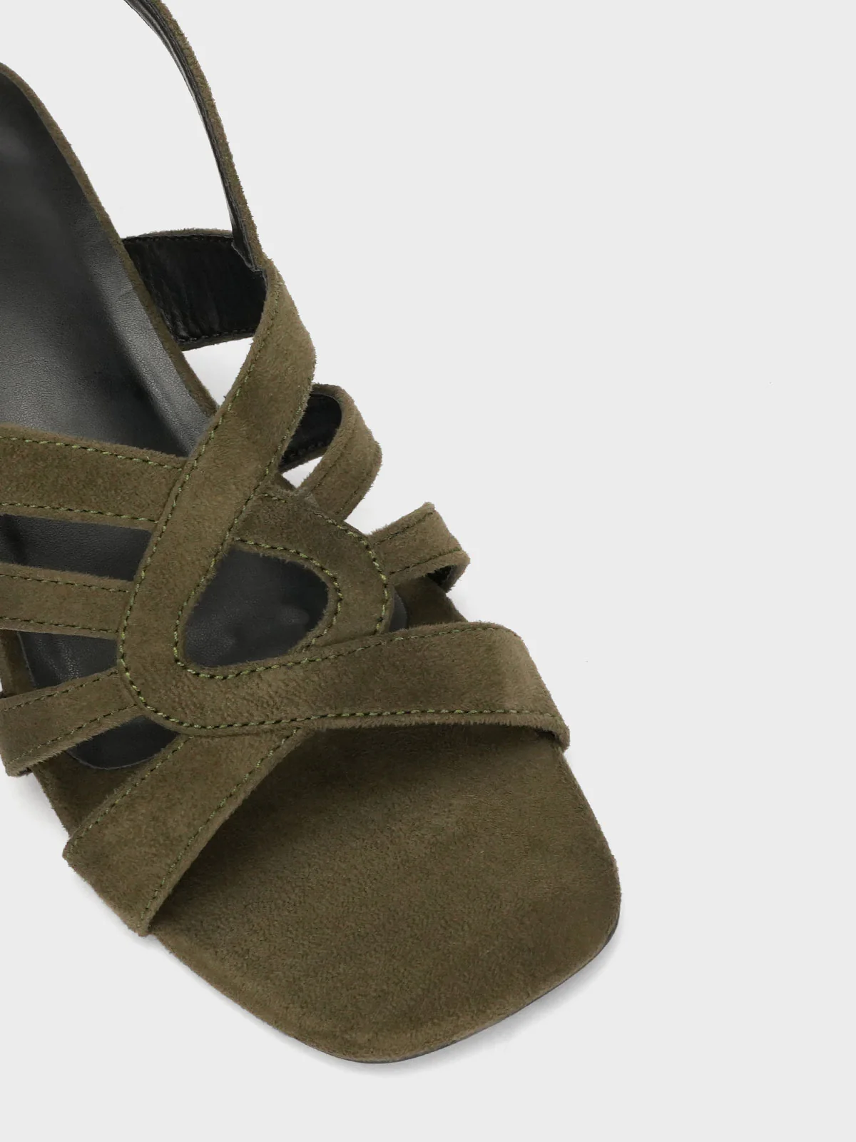 Womens "ARIEL" Comfy Block Heel Sandals - Image 4