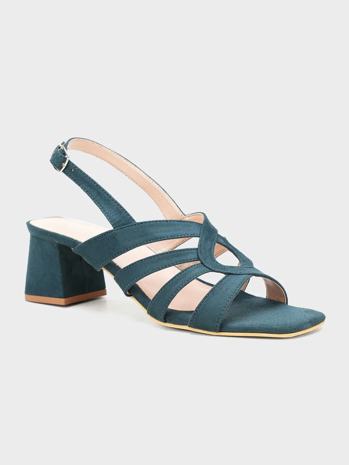 Womens "ARIEL" Comfy Block Heel Sandals