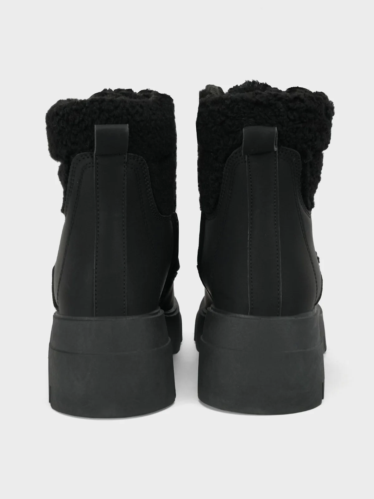 Womens "BAIZEL" Faux Fur Lace Up Boots - Image 3