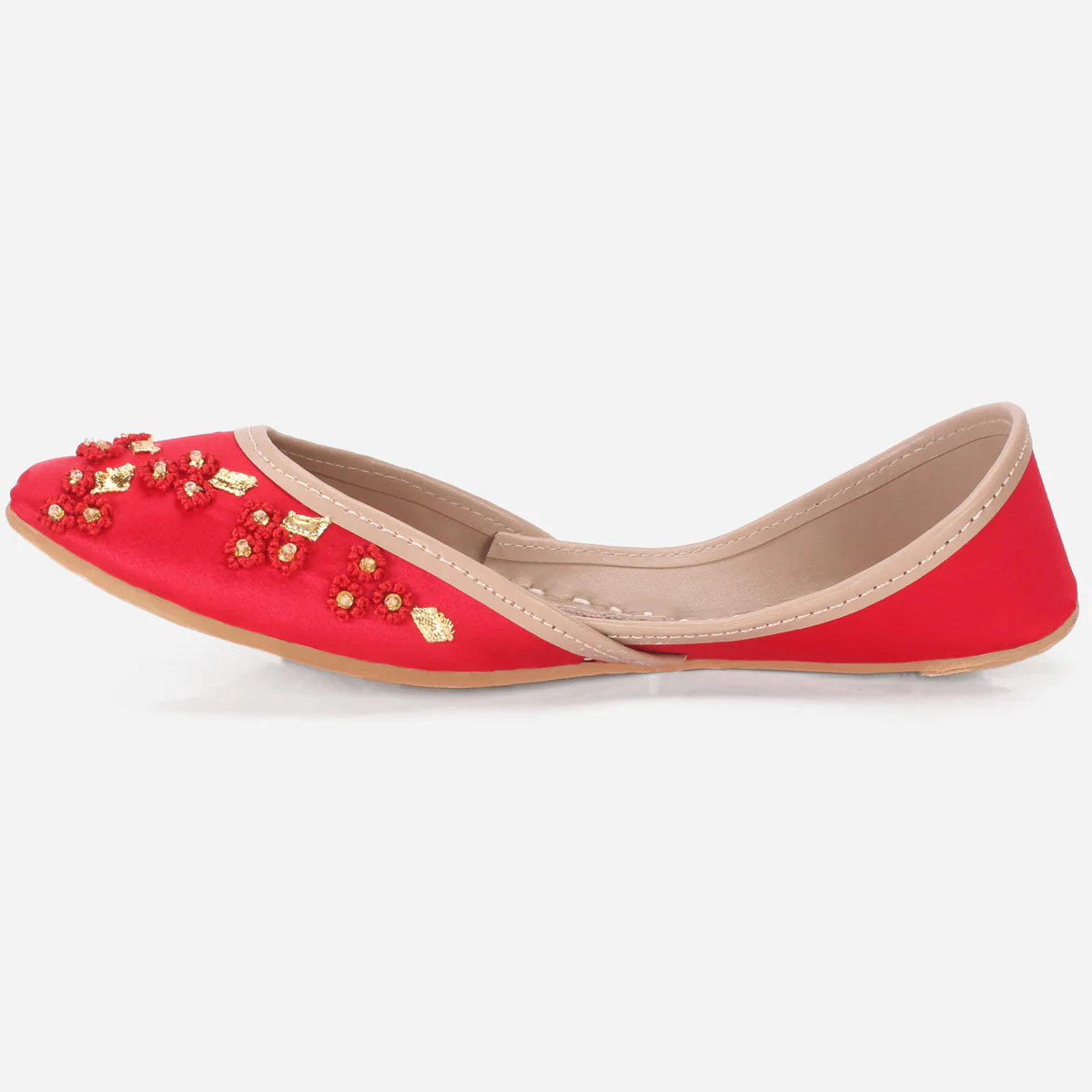Womens "BEJEZ" Pearly Decorated Khussa - Image 3