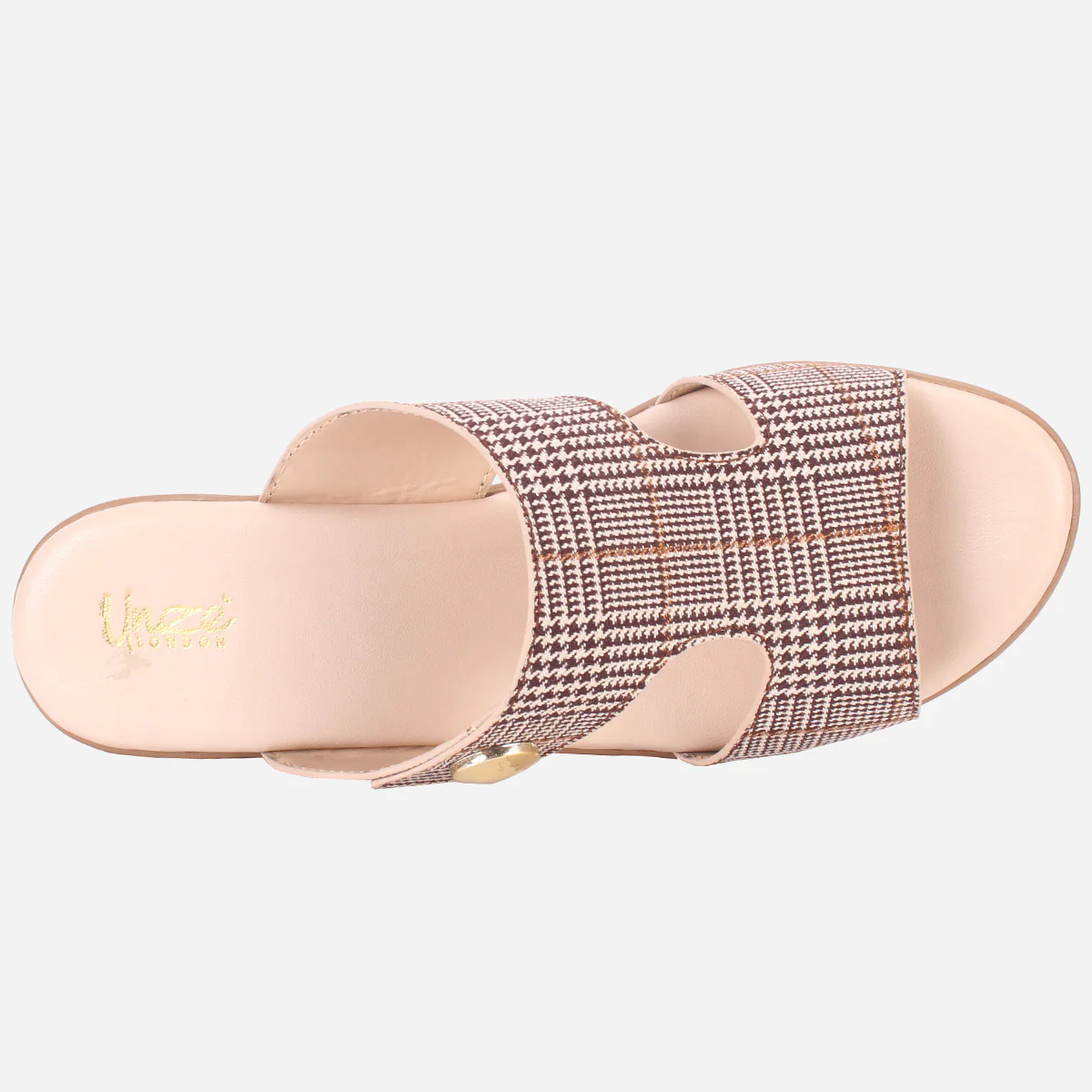 Womens "BERENIKE" Open Toe Block Heel Sandals - Image 4