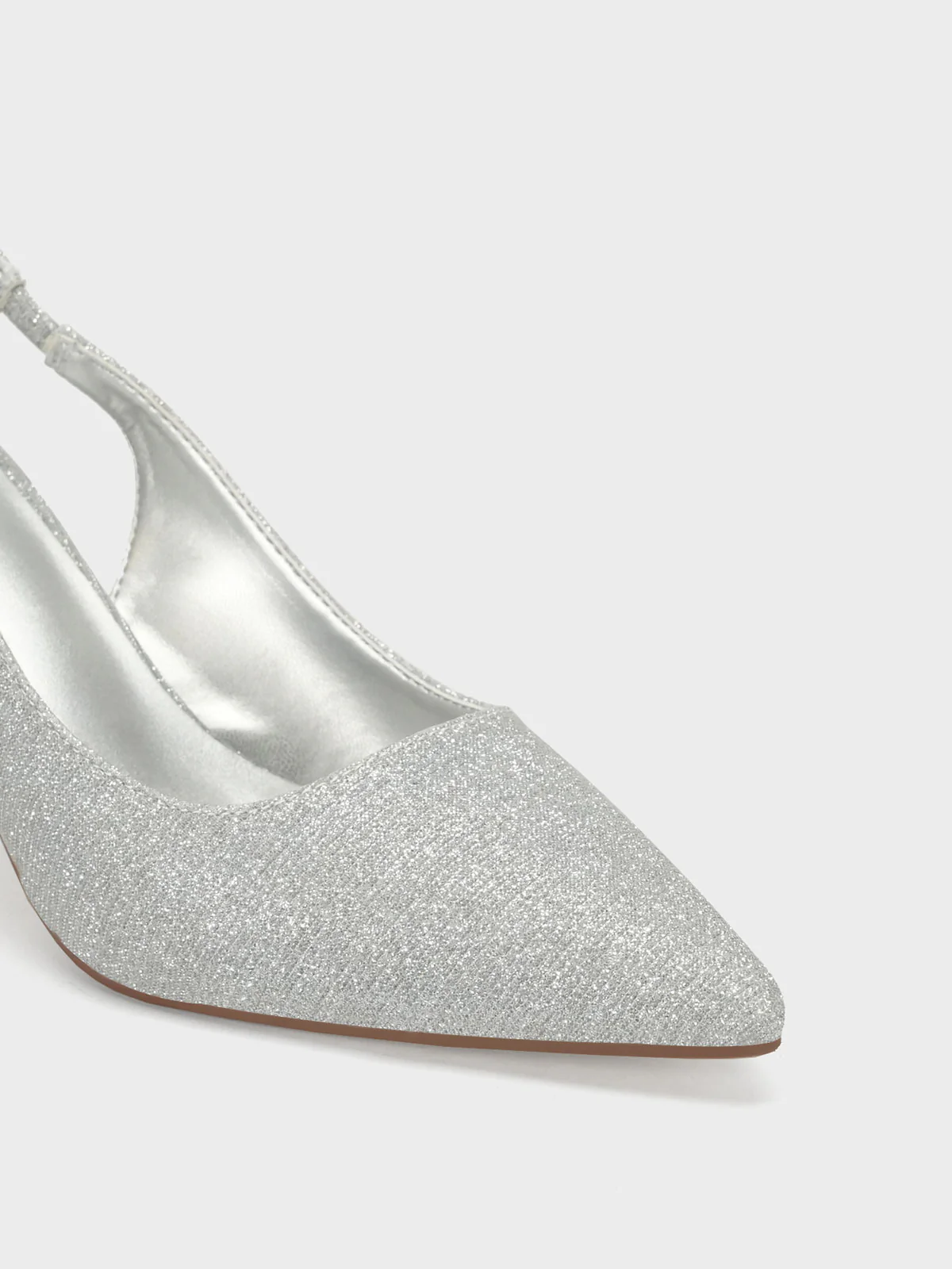 Women's "BERLIOZ" Shimmer Stiletto Courts - Image 4