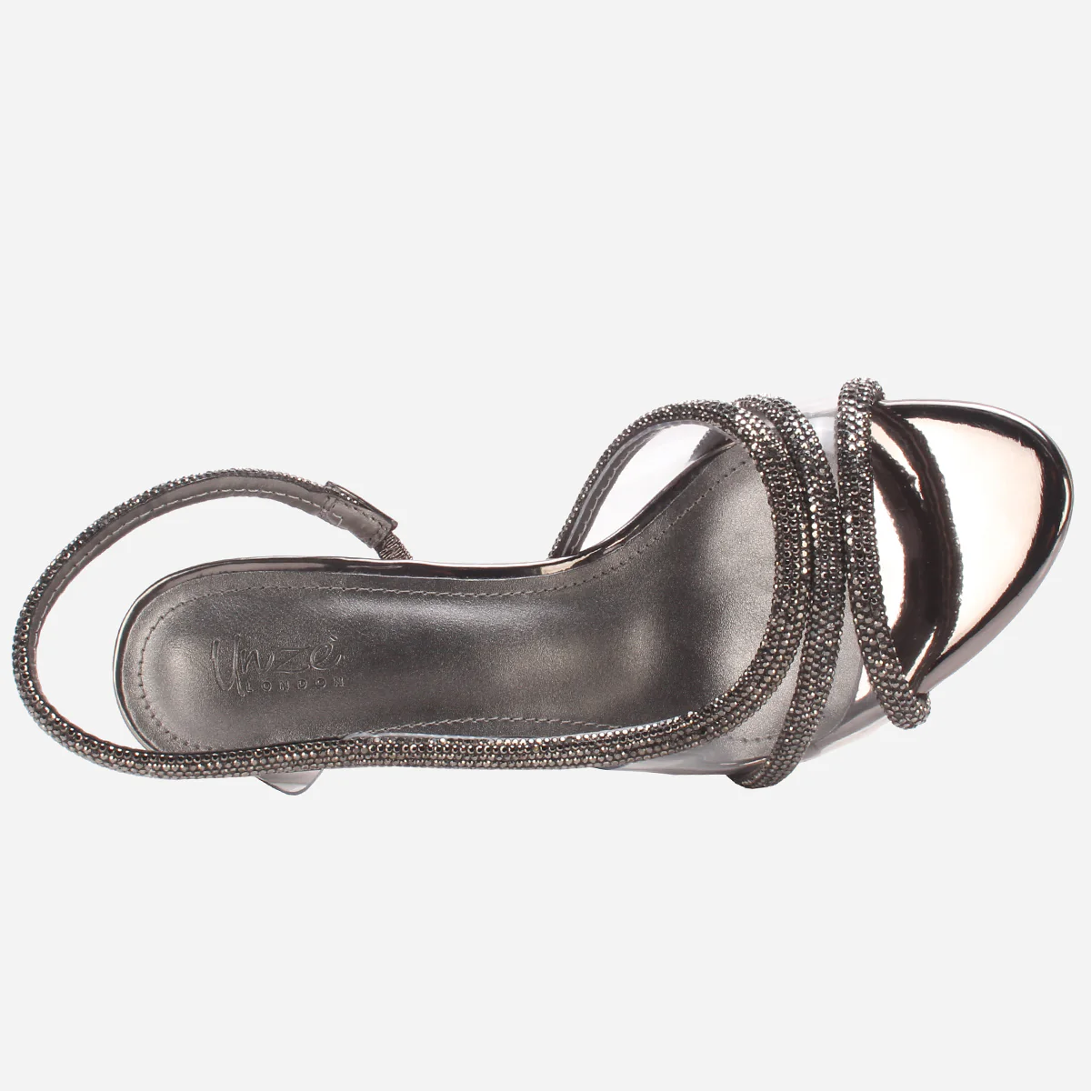 Women's "BIEL" Crystals Decorated Wedding Sandals - Image 4