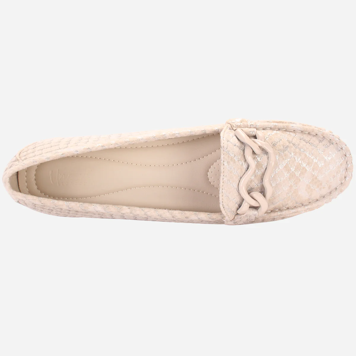 Women's "BINACA" Wedge Comfy Slide In Moccasins - Image 4