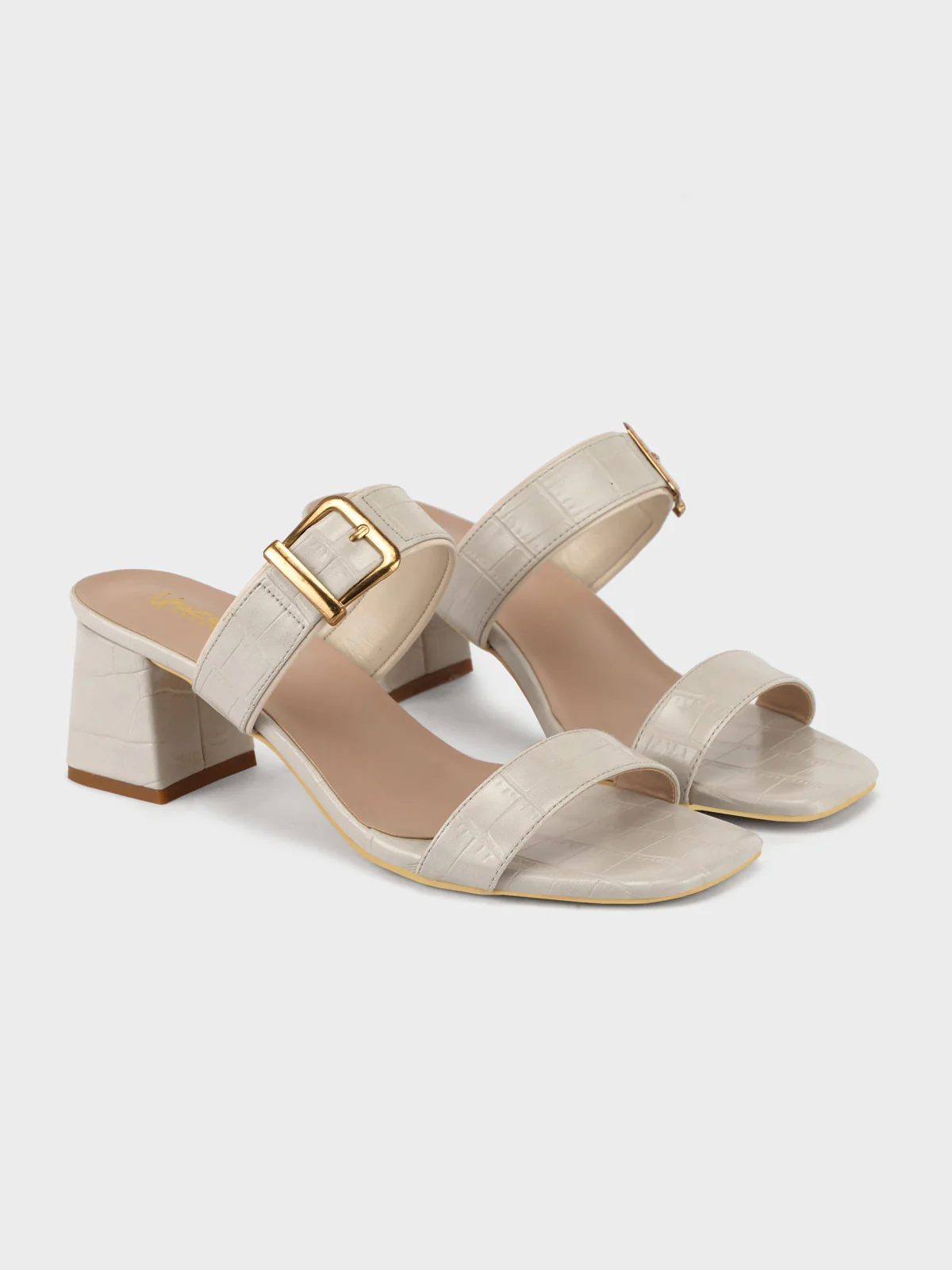 Womens "BUARIA" Block Heeled Sandals - Image 2