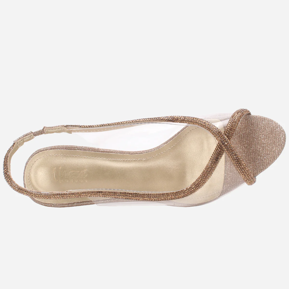 Women's "CATALINA" Decorated Transparent Party Sandals - Image 4