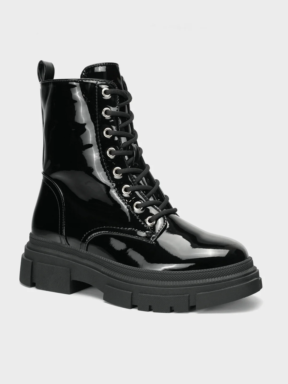 Womens "CEPOS"Laced Up Round Toe Boots