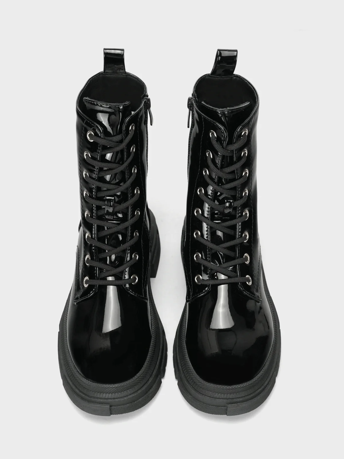 Womens "CEPOS"Laced Up Round Toe Boots - Image 5