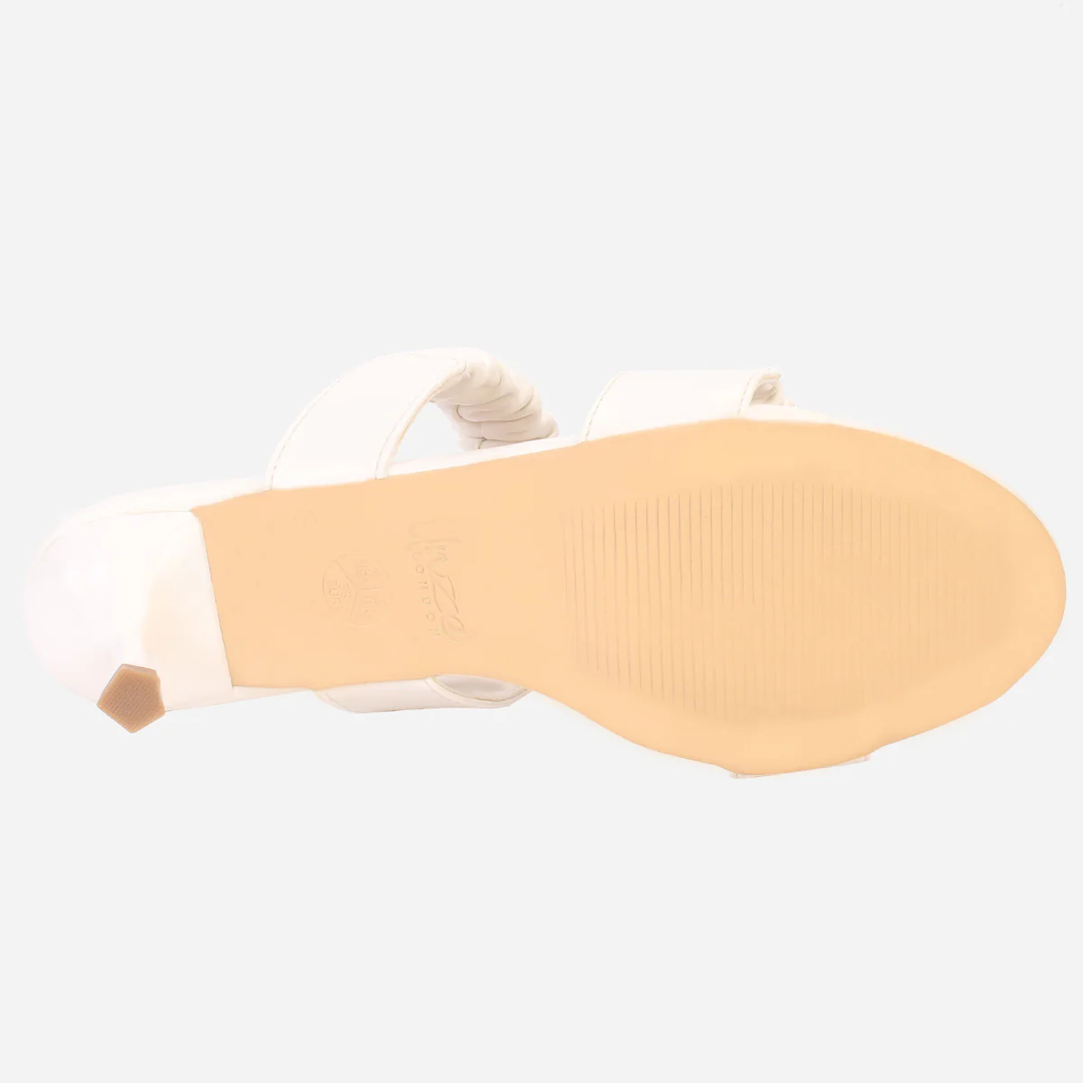 Womens "CLAUDIA" Stiletto Heeled Slip on Sandals - Image 5