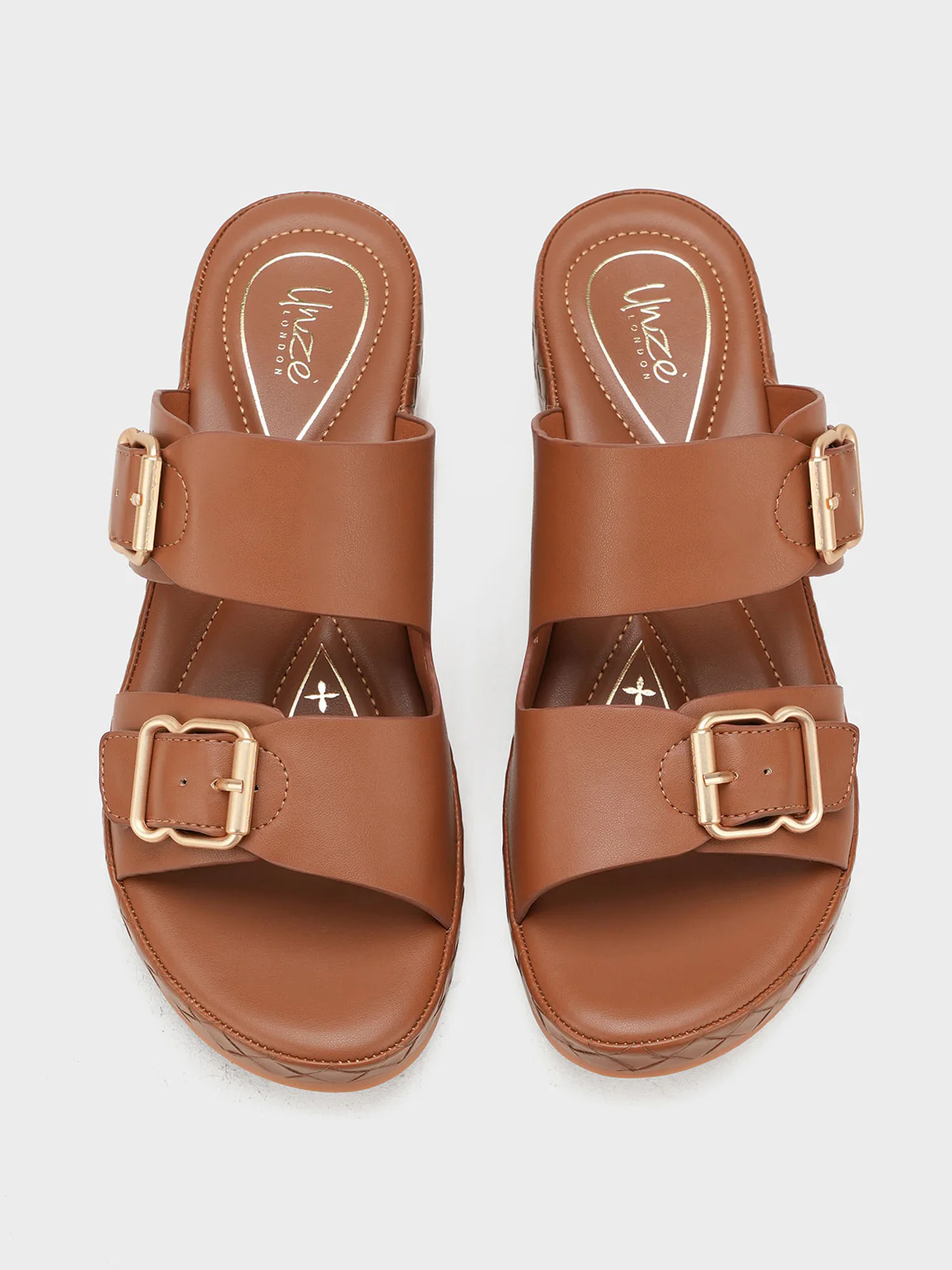 Womens "CORONNA" Stylish Buckle Slippers - Image 6
