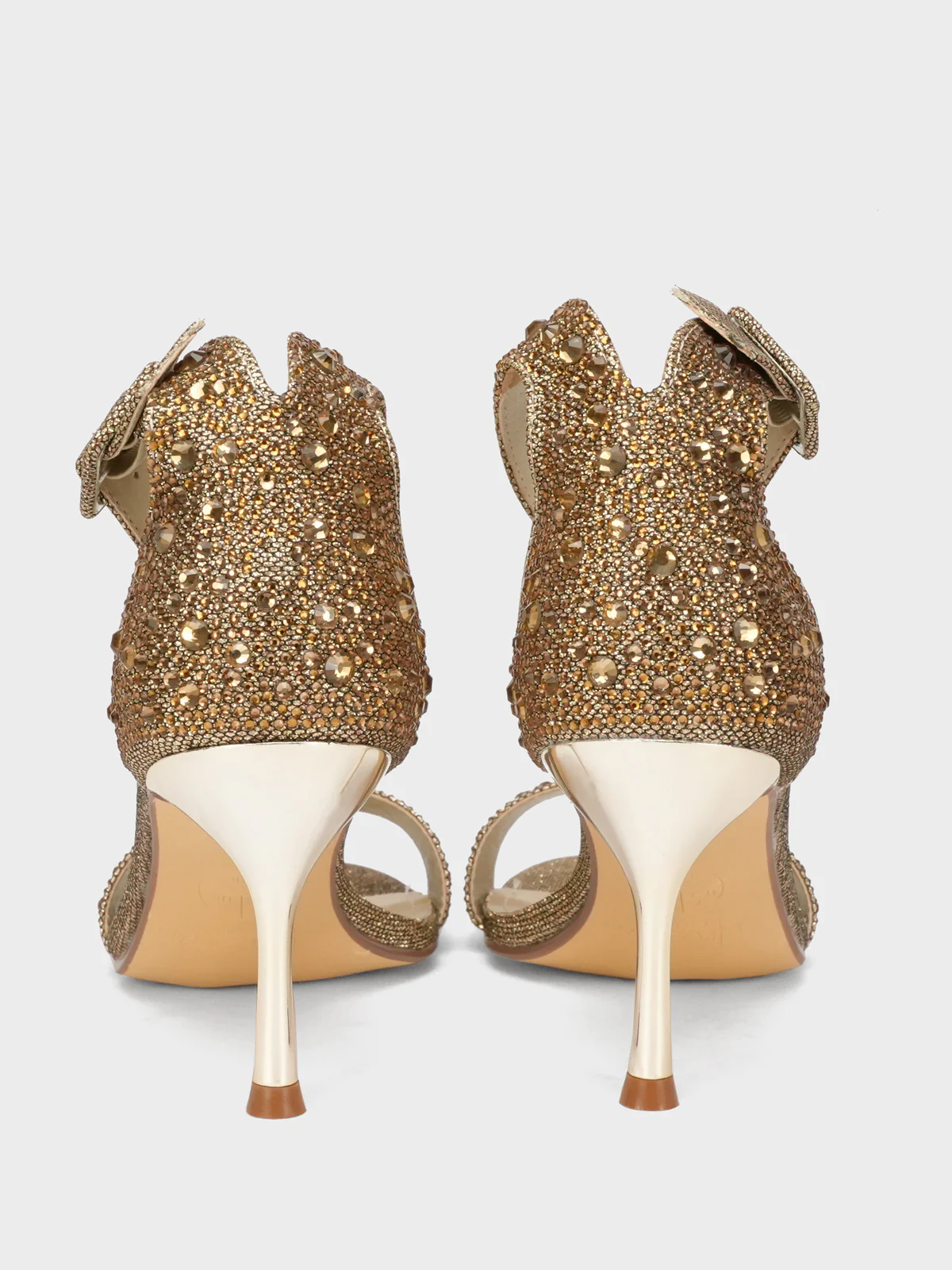 Womens "CYNZIA" Diamante Evening Sandals - Image 3