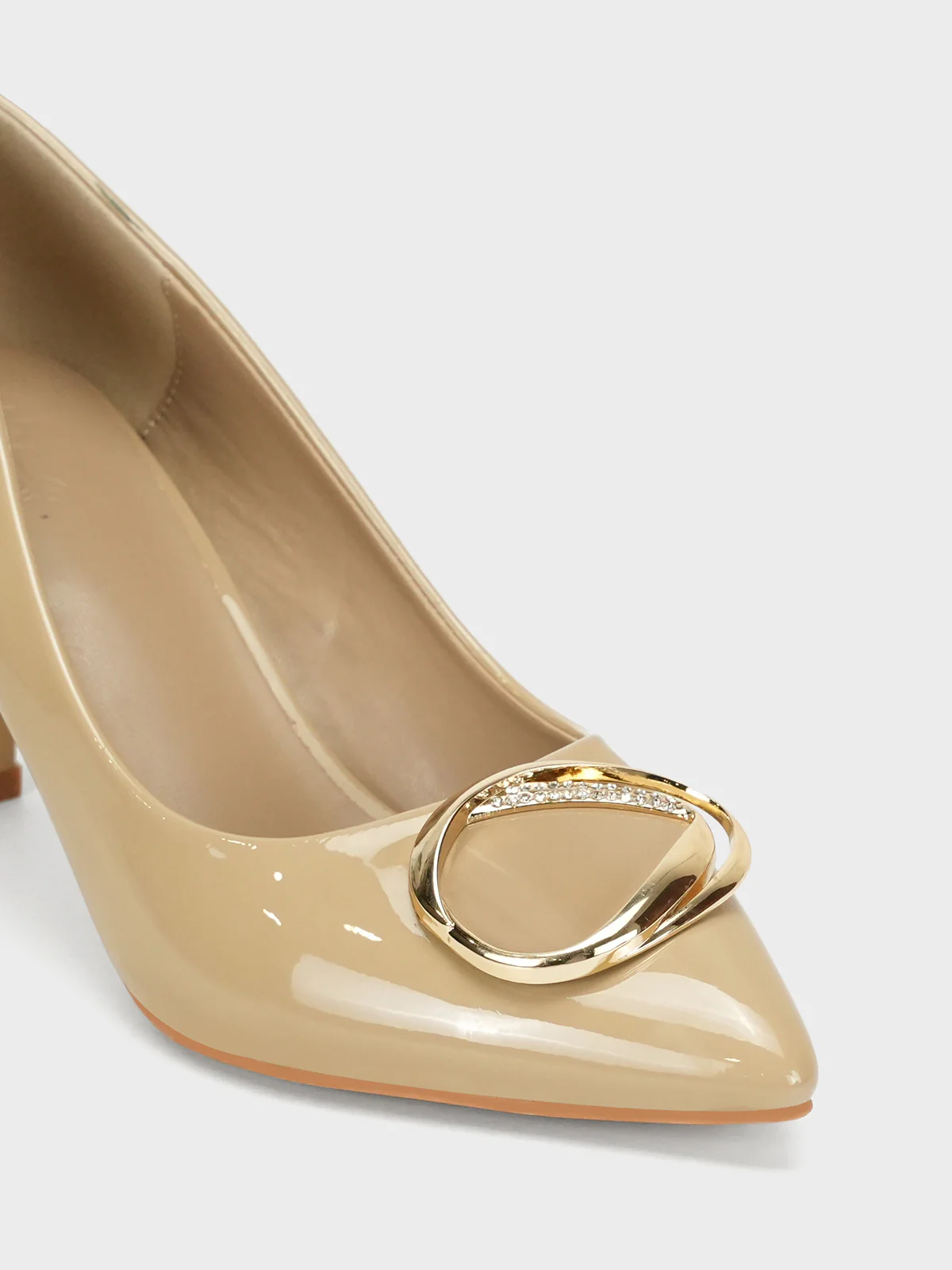 Womens "DARWISH" Pointy Toe Decorated Courts - Image 4