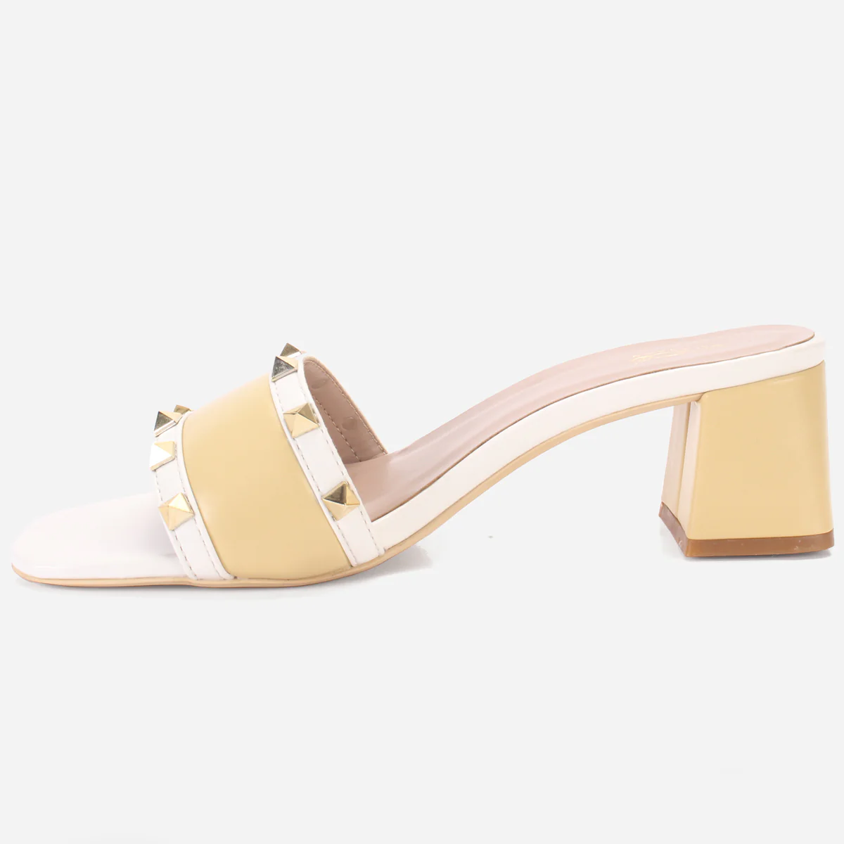 Womens "DEENA" Decorated Block Heeled Sandals - Image 3