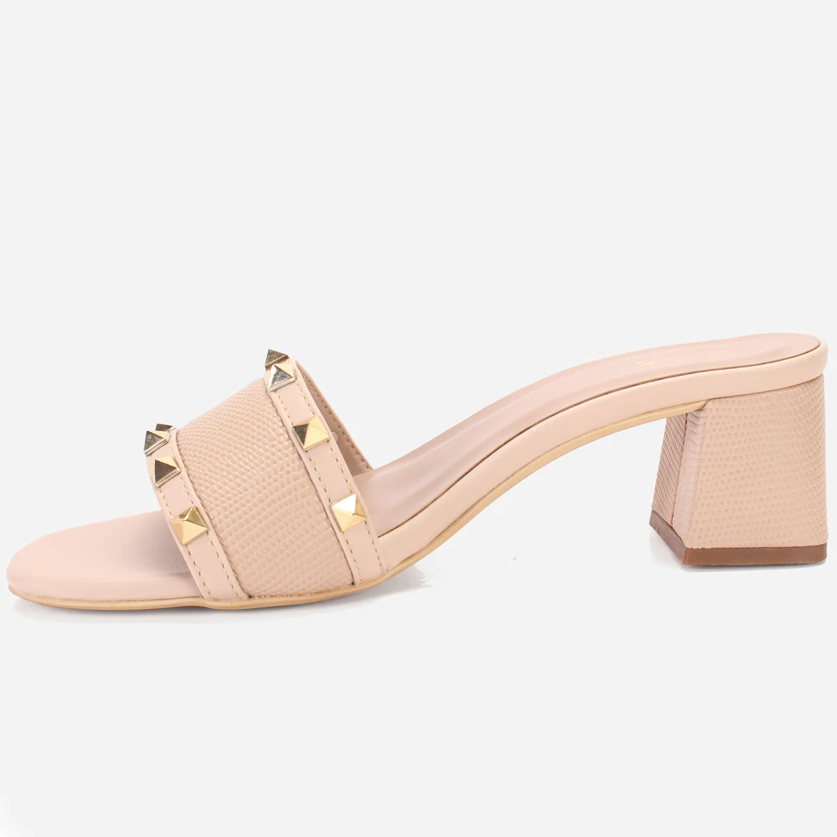 Womens "DEENA" Decorated Block Heeled Sandals - Image 3