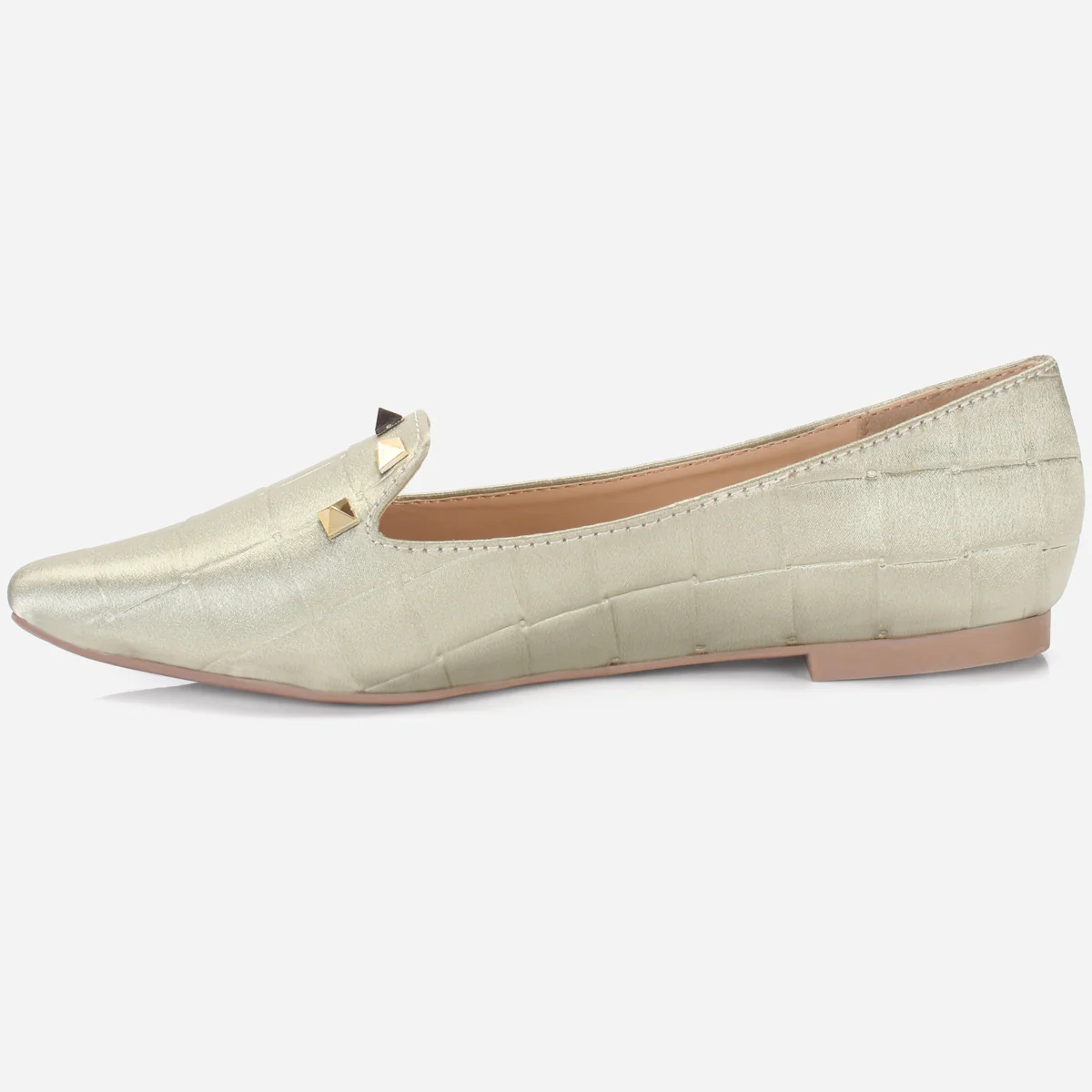 Women's "DIKAX" Pointed Toe Decorated Flat Pumps - Image 3