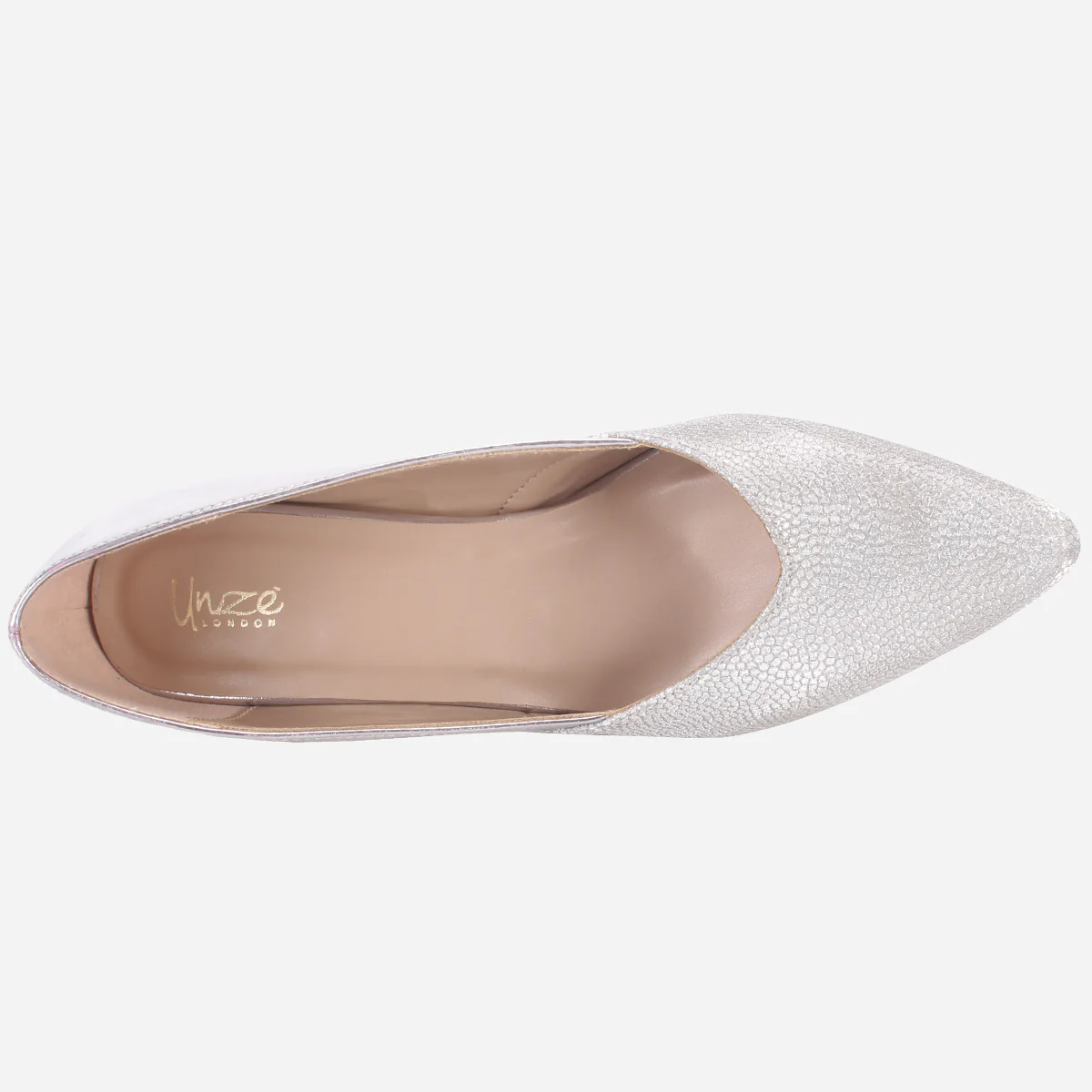 Womens "DIONNE" Pointed Court Shoes - Image 4
