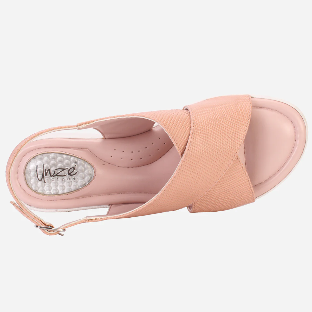 Women's "ELENA" Wide Strap Open Toe Sandals - Image 4