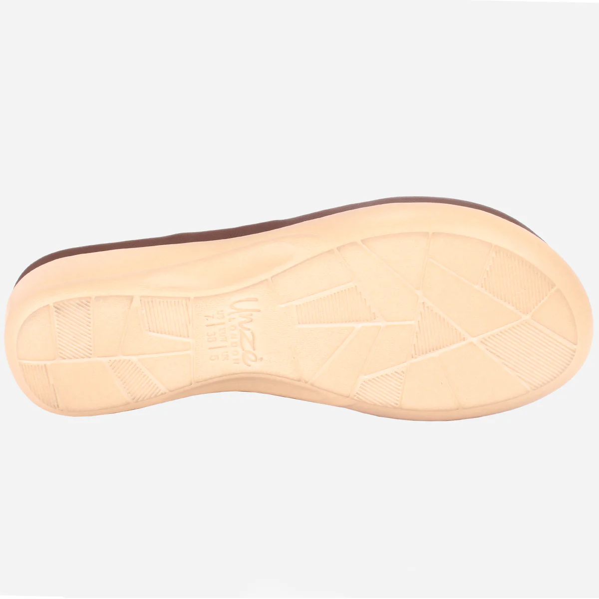 Womens "ERINE" Open Toe Comfy Everyday Wedge Slipper - Image 5