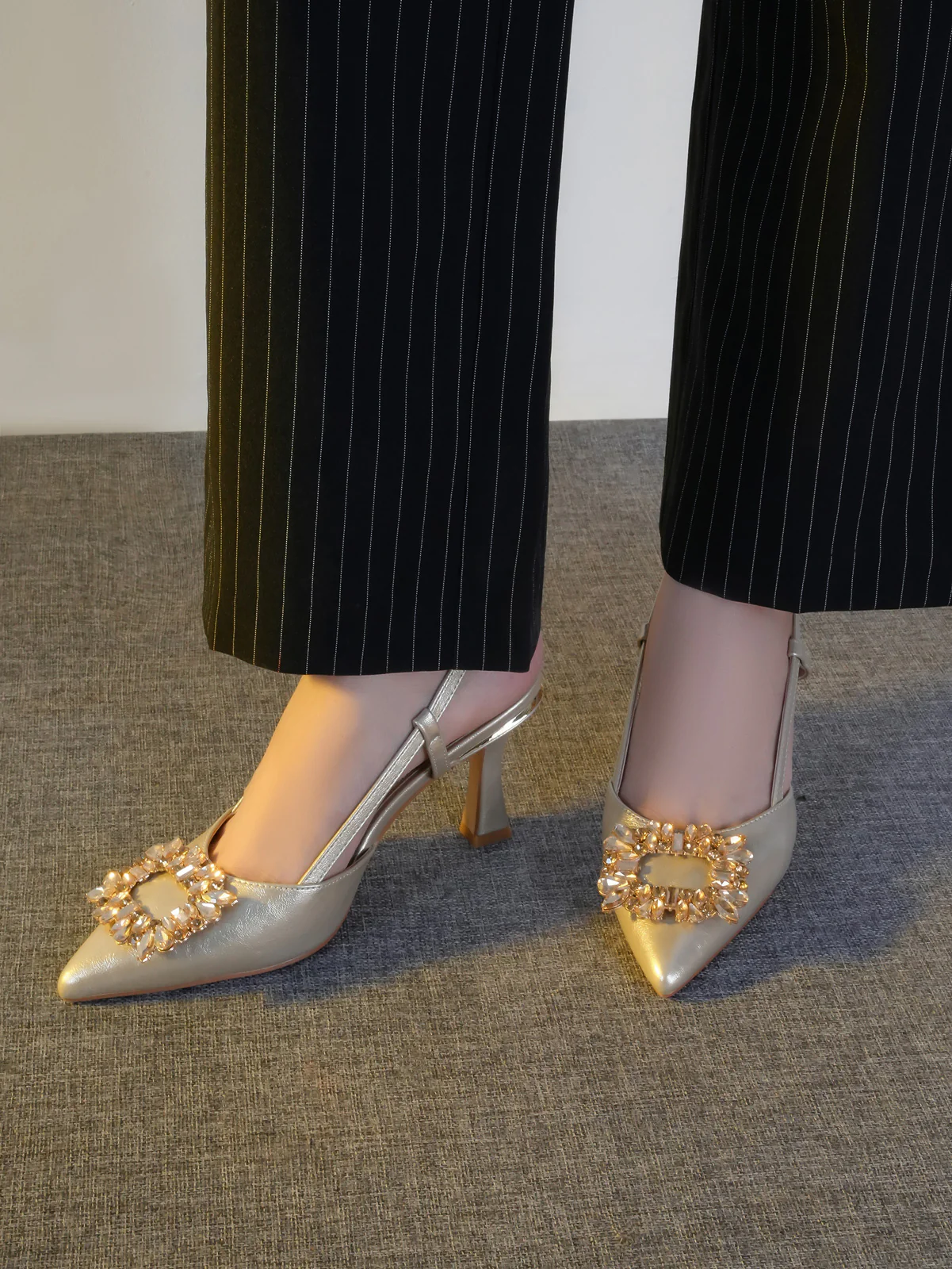 Womens "ERMINA" Fancy Pointed Sandals - Image 6