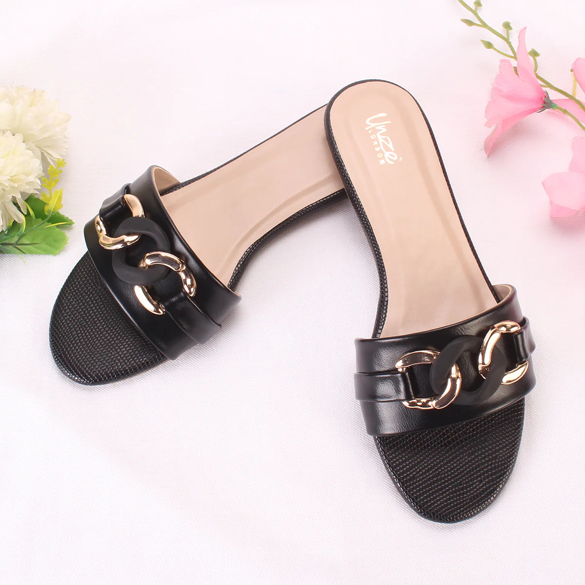 Women's "FABEHA"Decorated Summer Slippers - Image 6