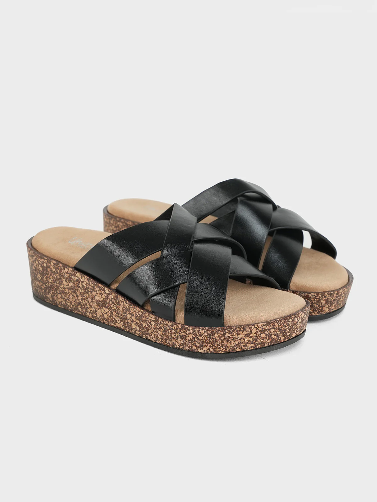 Womens "FINOLA" Open Toe Casual Slippers - Image 2