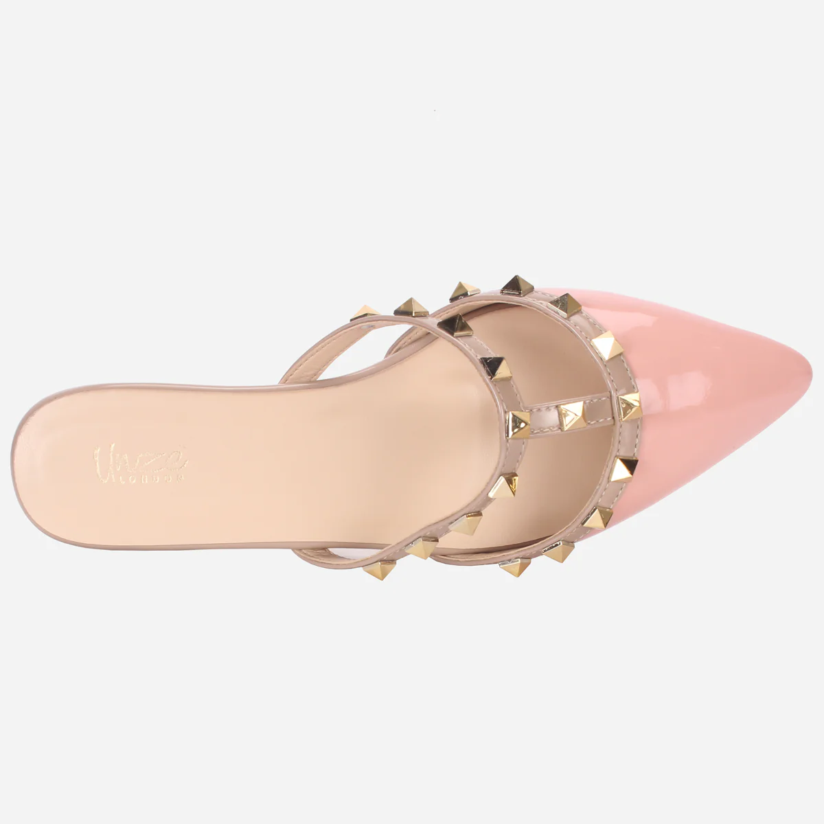 Womens "FRIDA" Adorned Pointed Slide In Slipper - Image 4