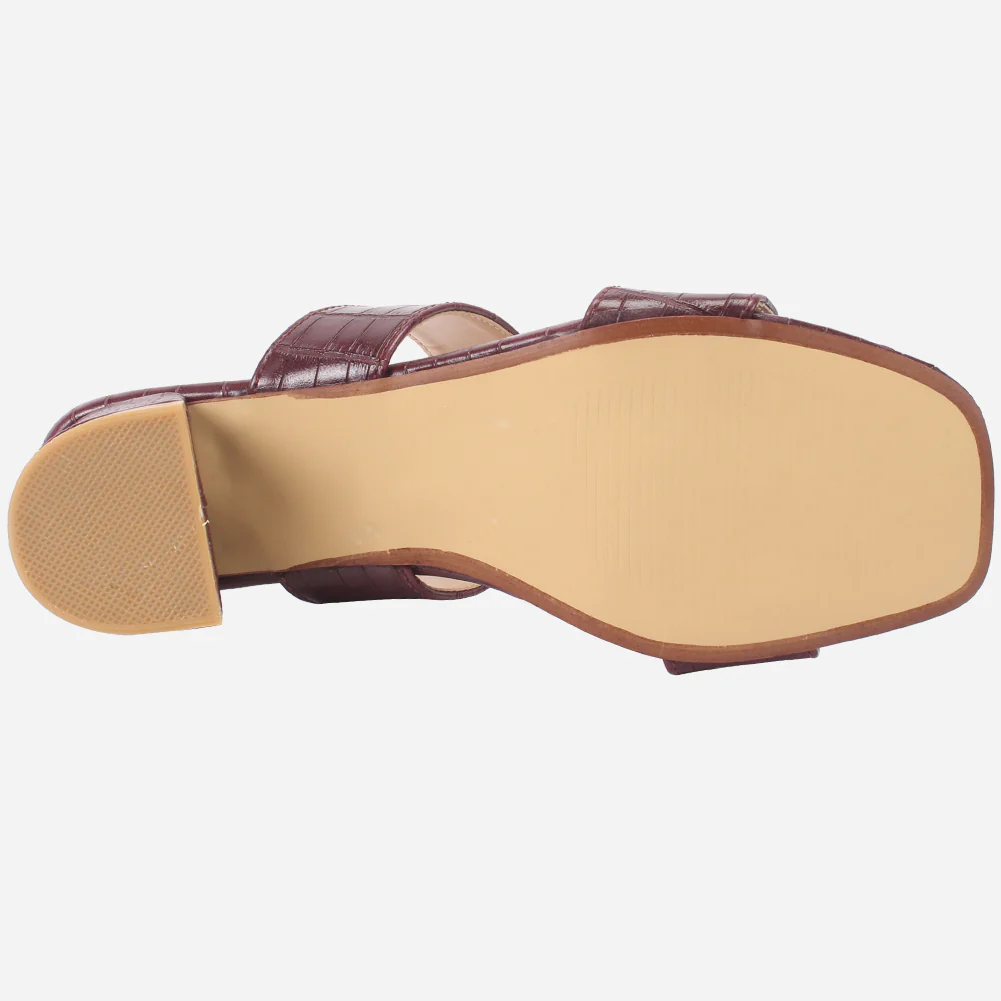 Women's "GEFA" Textured Strappy Slide-In Shoes - Image 5