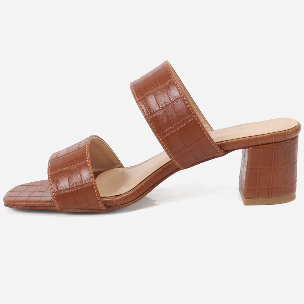 Women's "GEFA" Textured Strappy Slide-In Shoes - Image 3