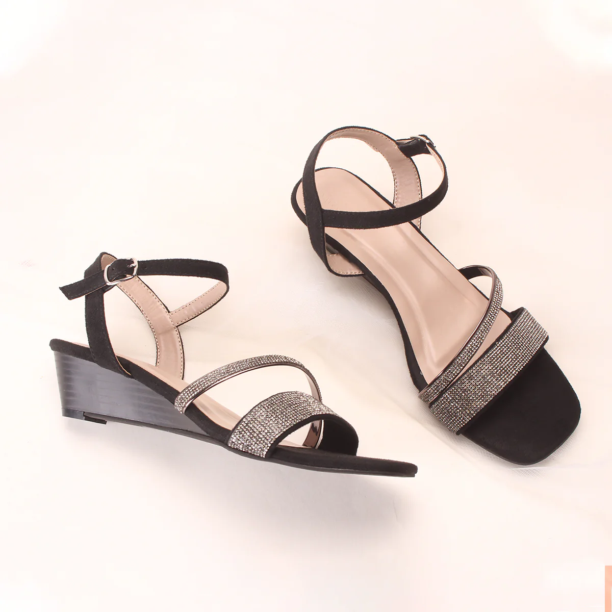 Womens "GUANA" Wedge Heel Sandals - Image 6