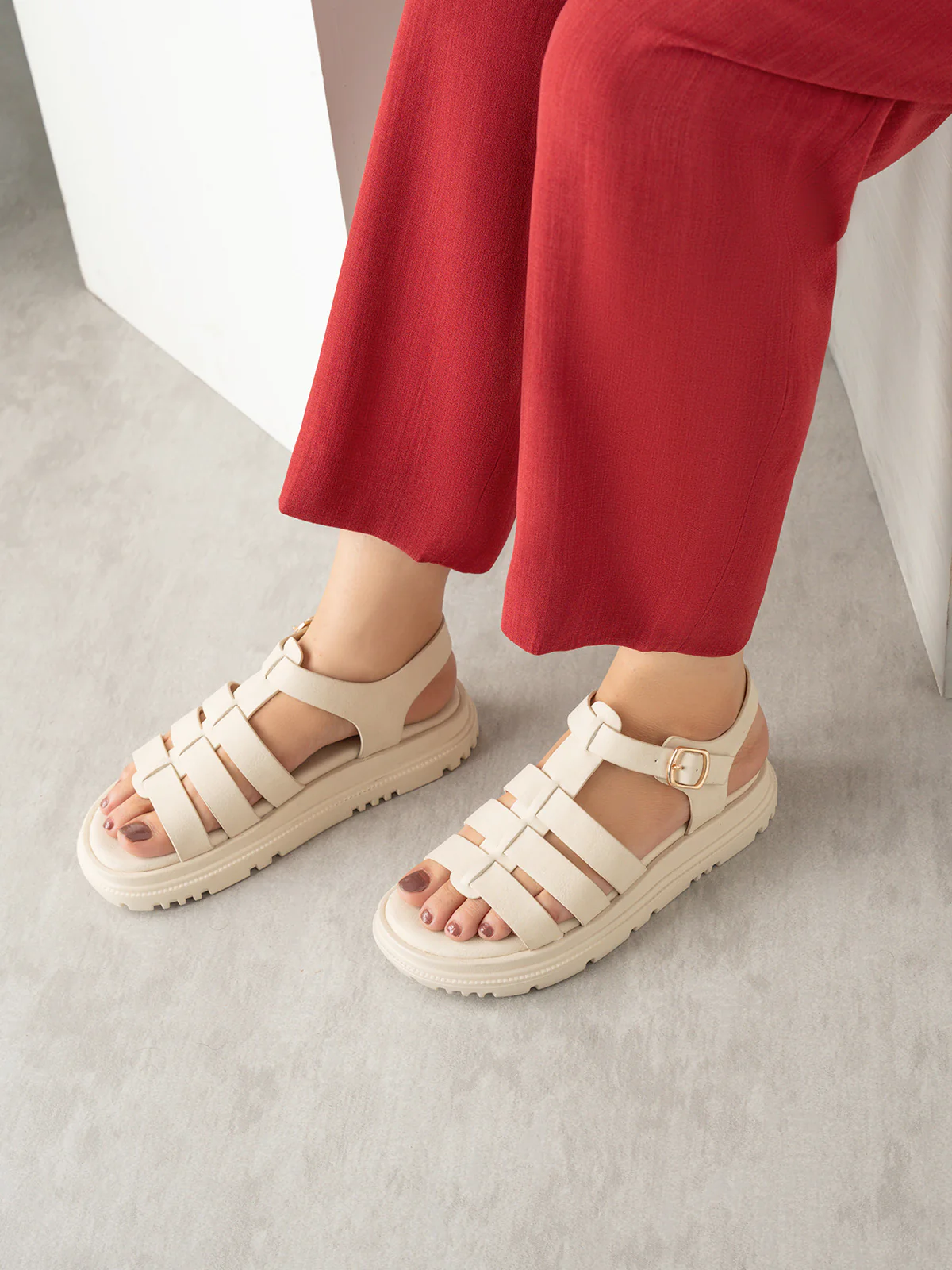 Womens "HARUKO" Casual Comfort Sandals - Image 6