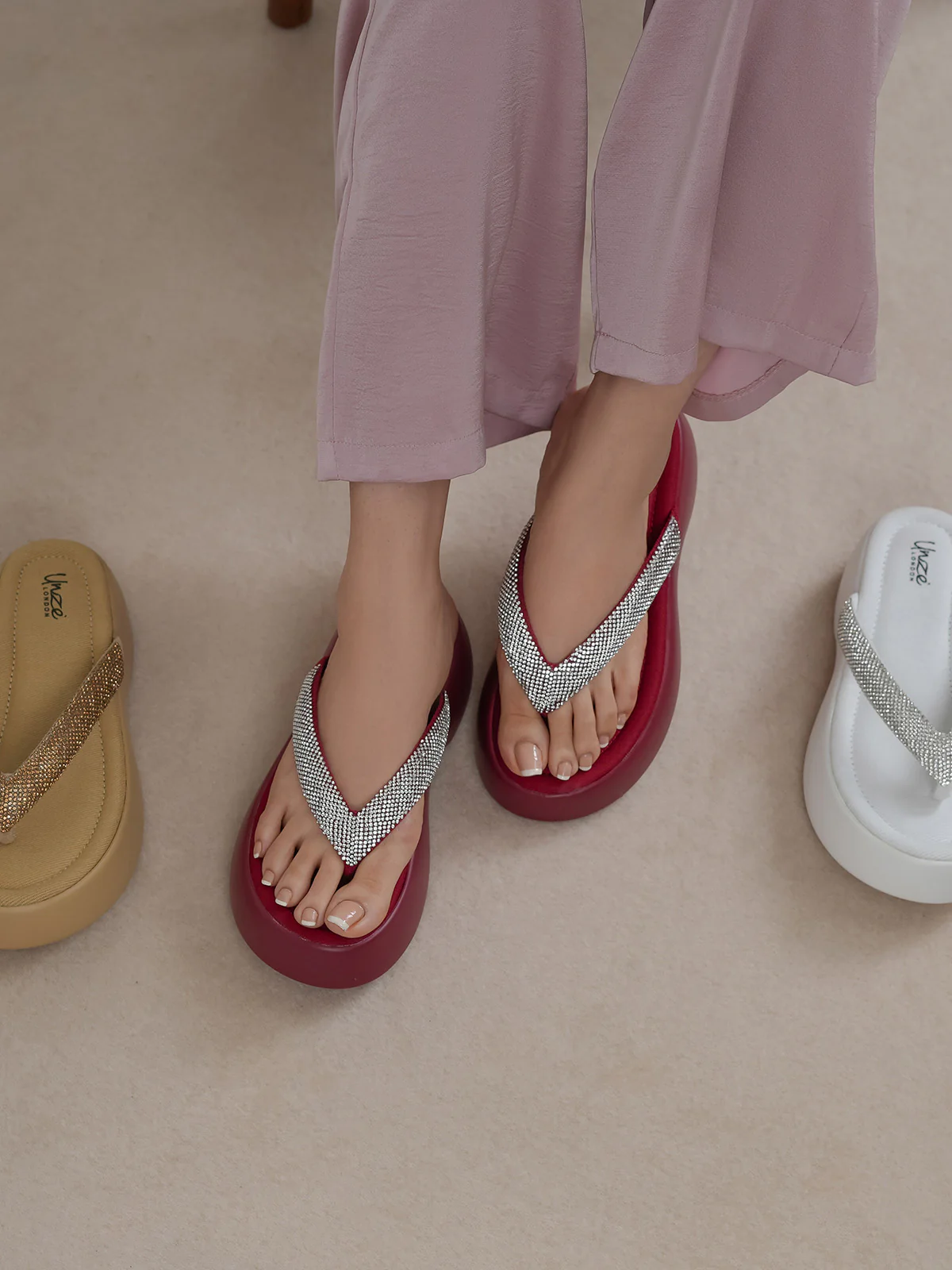 Womens "HAXIA" Soft Comfy Slippers - Image 10