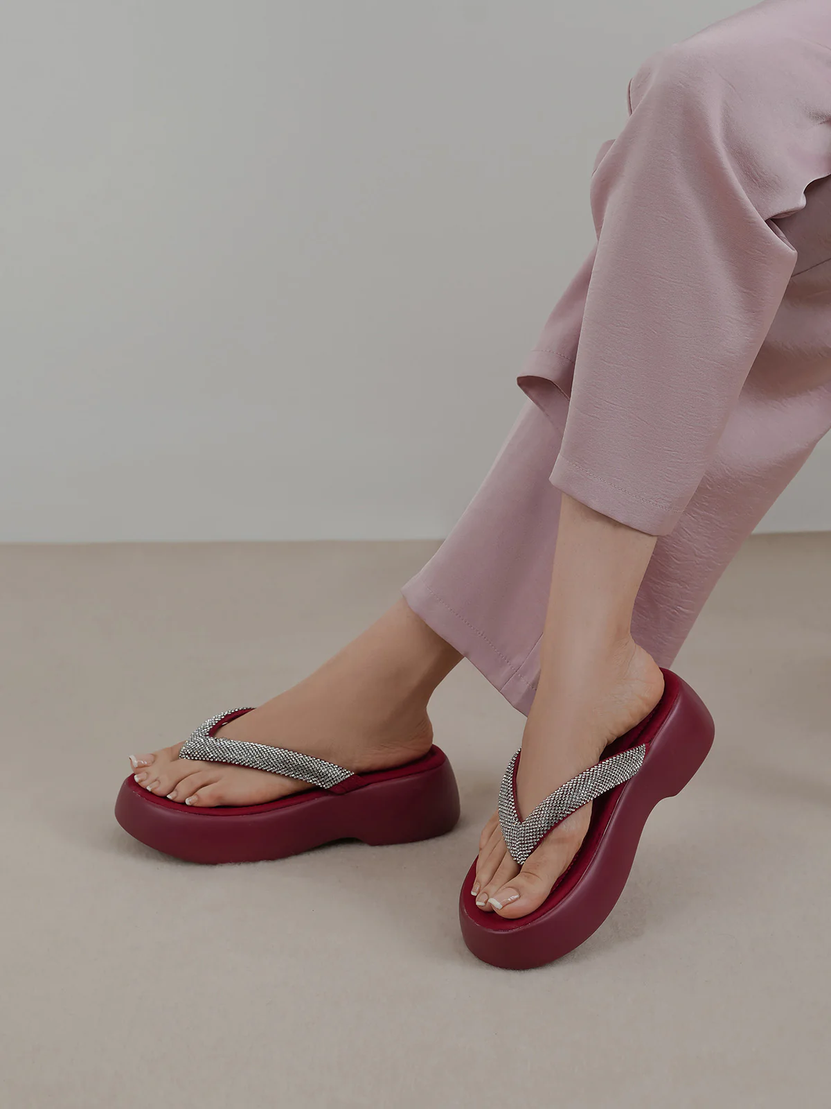 Womens "HAXIA" Soft Comfy Slippers - Image 3