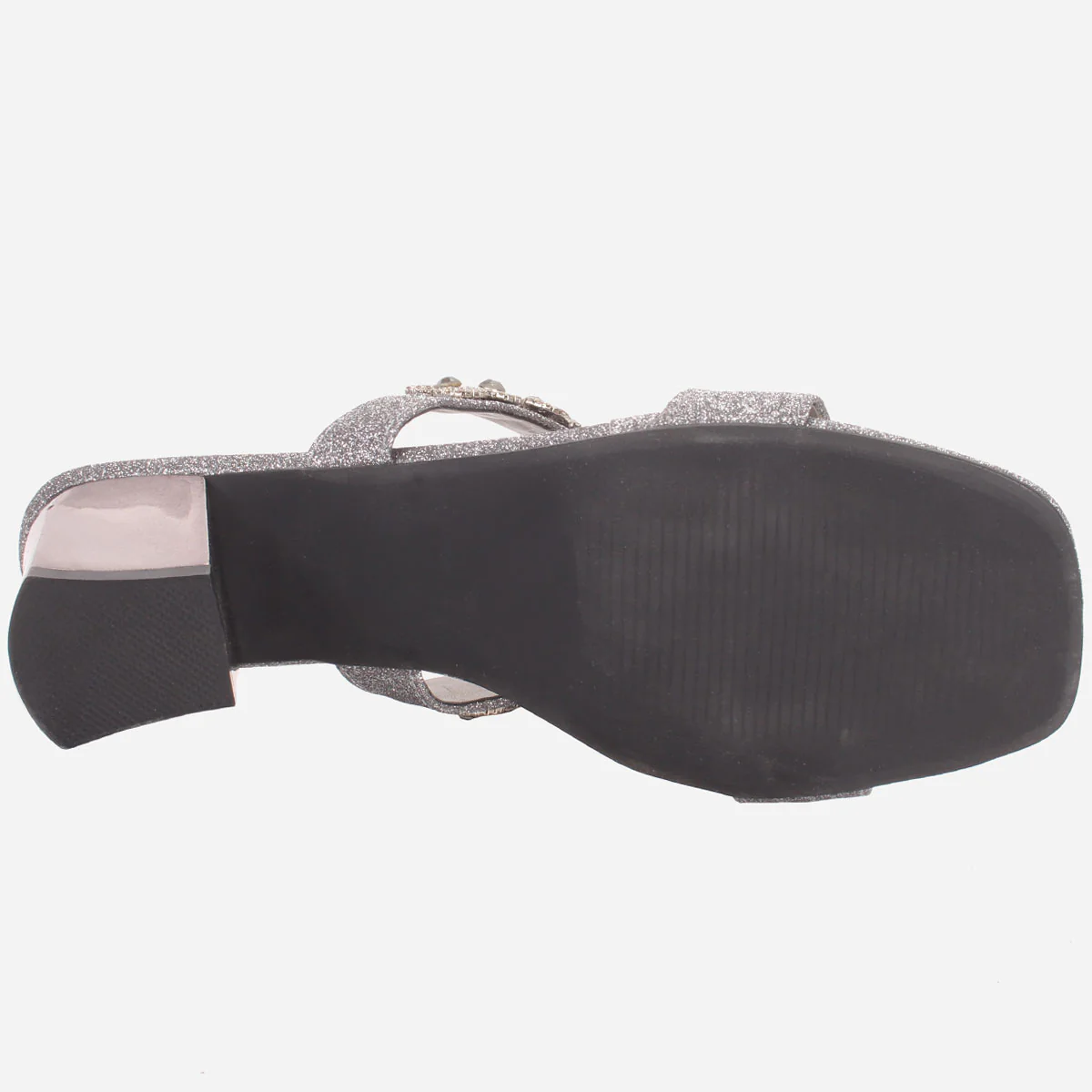 Women's "HIRAX" Decorated Block Heel Slide in Sandals - Image 5