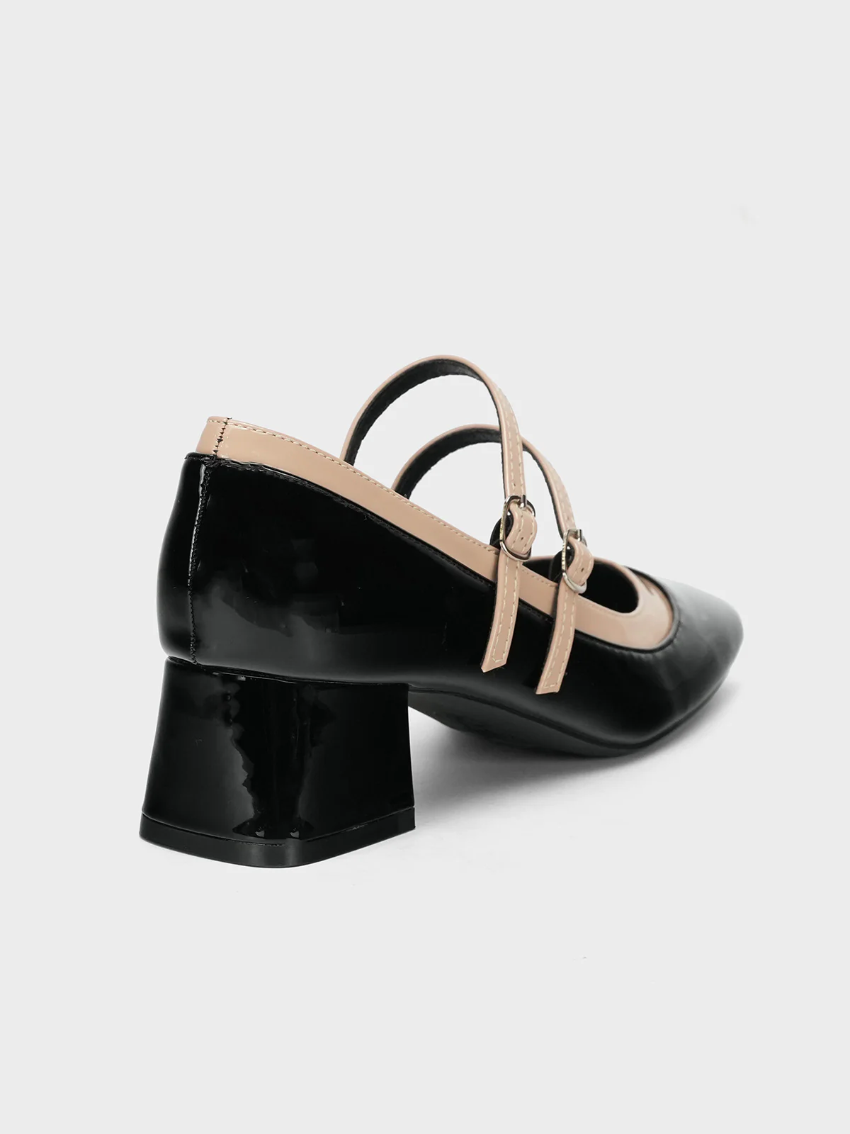 Women's "HOTEP" Dual Strap Block Heel Courts - Image 3