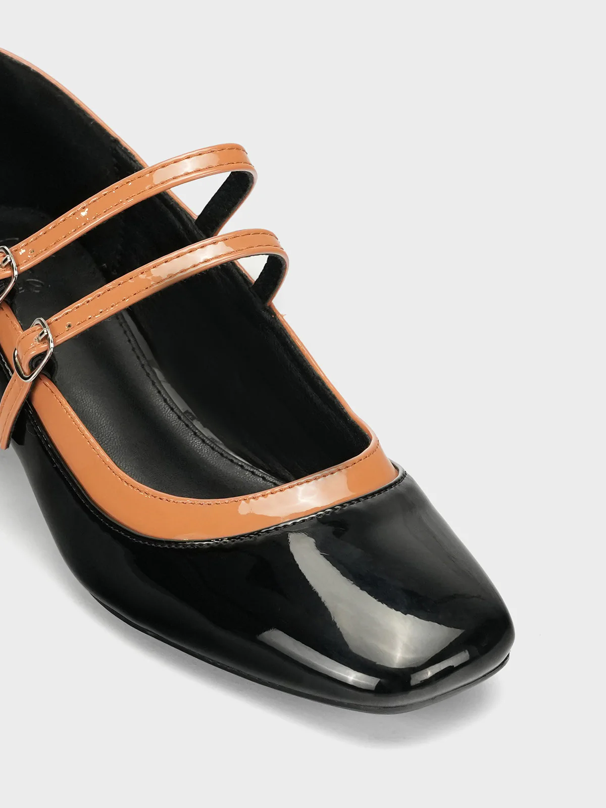 Women's "HOTEP" Dual Strap Block Heel Courts - Image 4