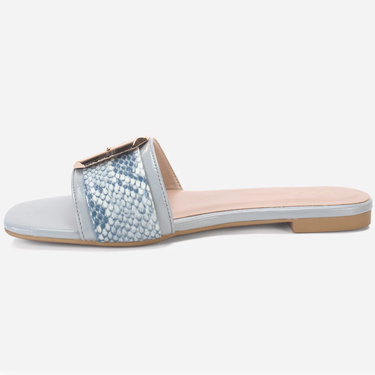 Womens "HUANA" Buckled Summer Slippers - Image 3