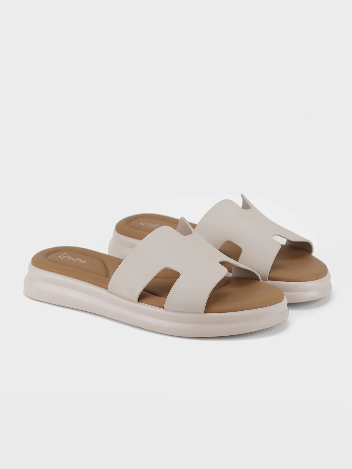 Womens "HUANA" Comfy Padded Slippers - Image 4