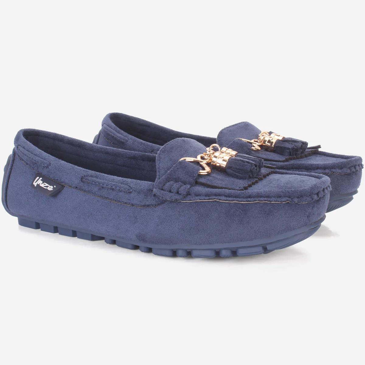 Womens "ISSA" Flat Comfy Slide In Moccasins - Image 2