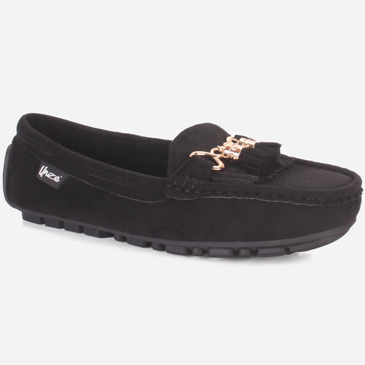 Womens "ISSA" Flat Comfy Slide In Moccasins