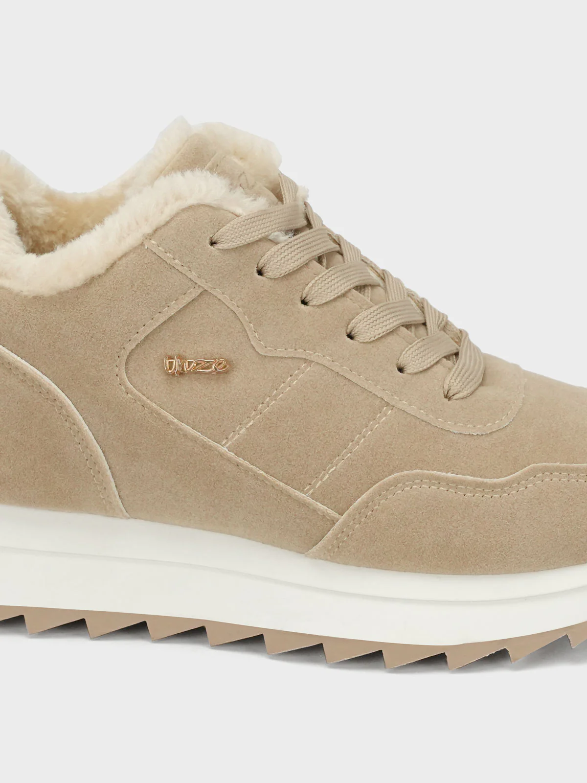 Womens "JABARI" Laced Up Sneakers - Image 4