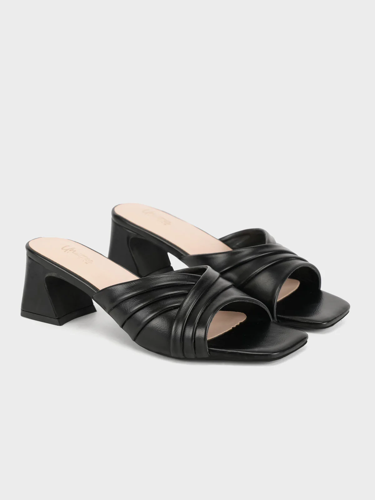Womens "JAXINA" Block Heeled Sandals - Image 2