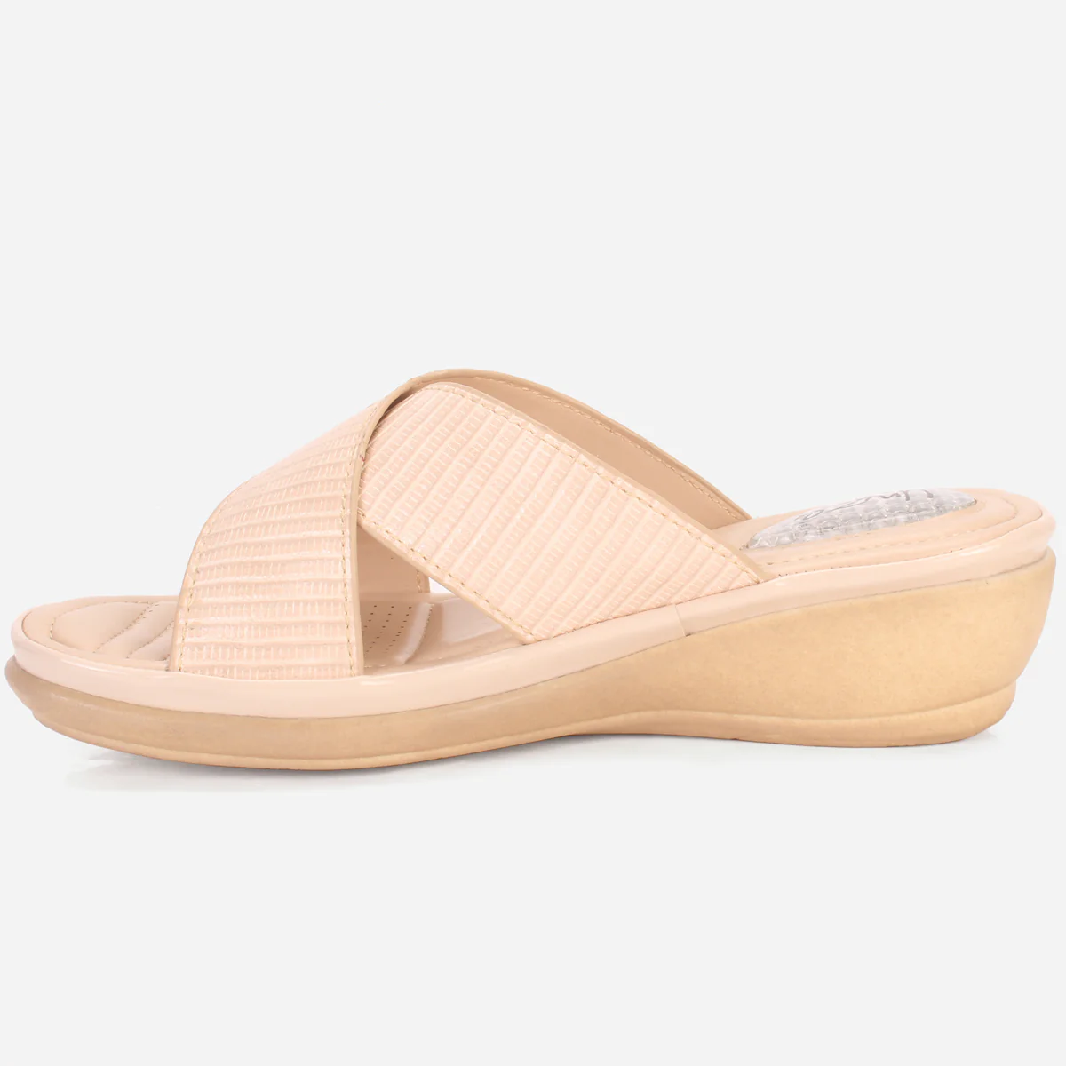 Womens "JOSEPHINE" Comfy Summer Wedge Slippers - Image 3