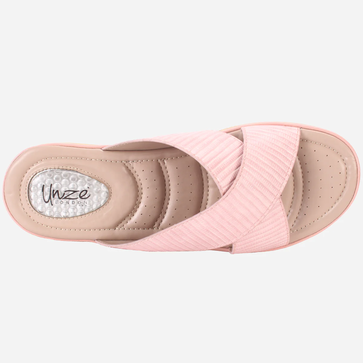 Womens "JOSEPHINE" Comfy Summer Wedge Slippers - Image 3