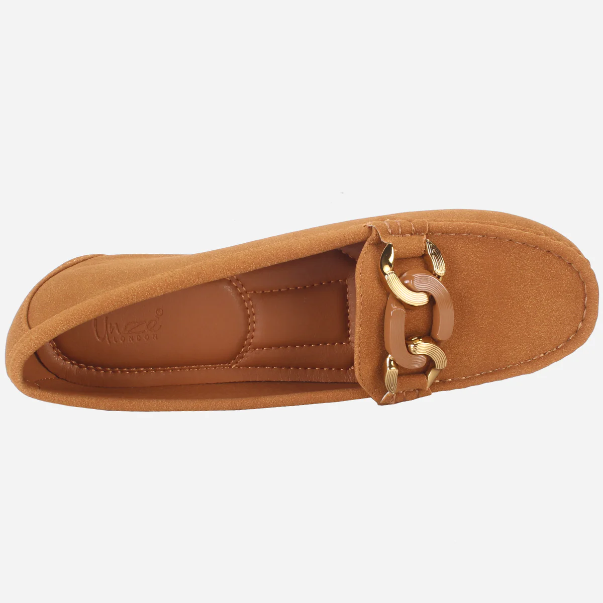 Womens "KADENCE" Low Wedge Moccasins - Image 4