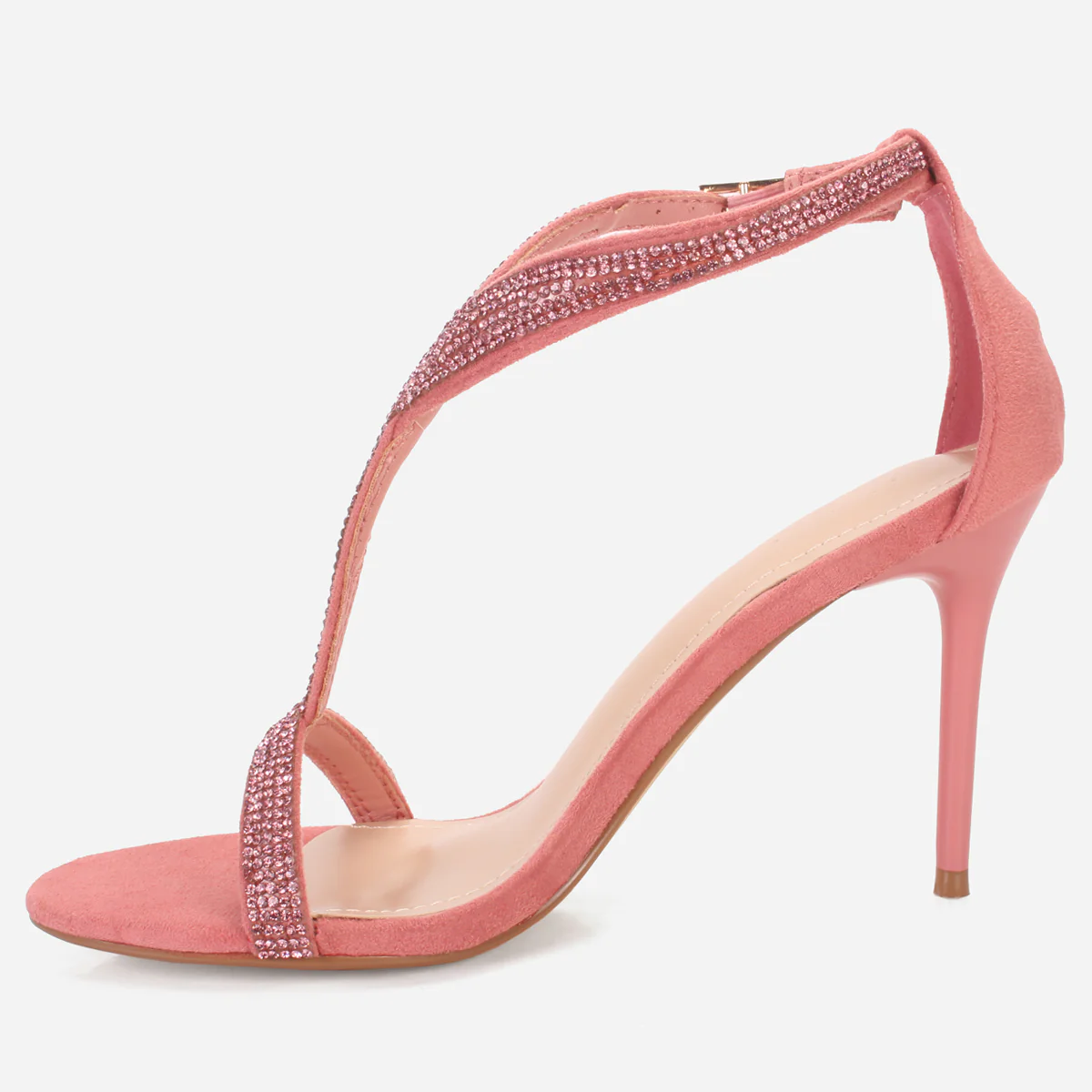 Women's "KAROSE" Decorated T-Bar Strap Evening Sandals - Image 3