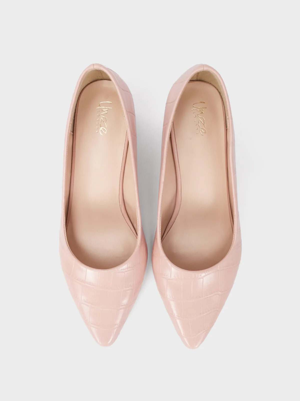 Women's "KIENNA" Textured Block Heel Courts - Image 5