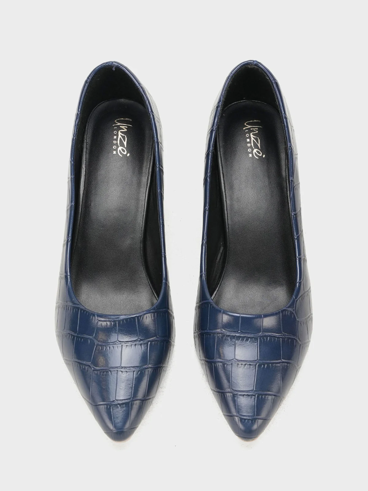 Women's "KIENNA" Textured Block Heel Courts - Image 6