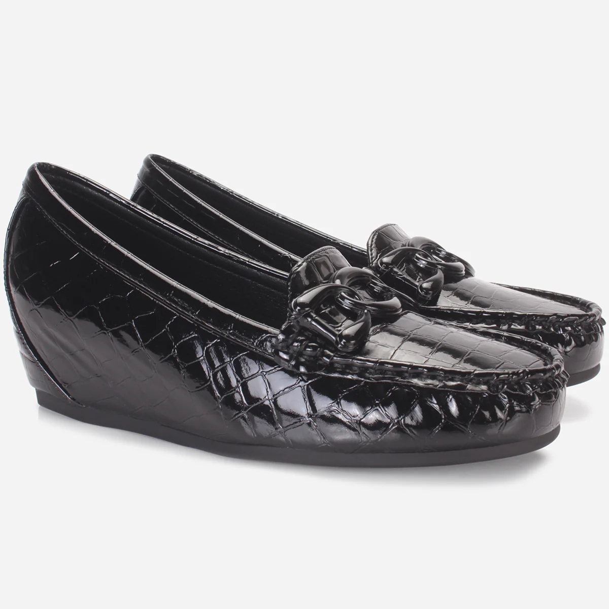 Women's "KIMCHY" Wedge Comfy Slide In Moccasins - Image 2