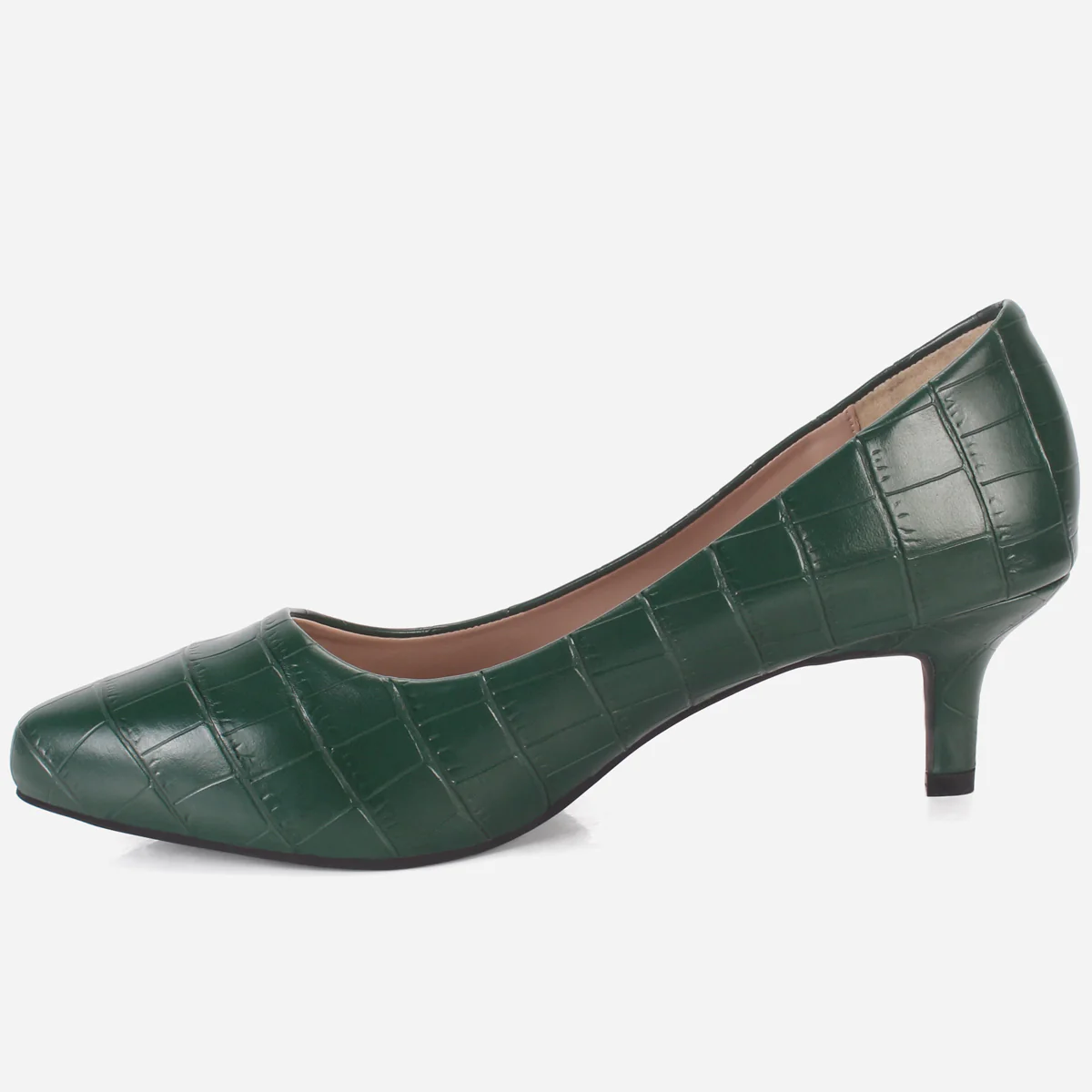 Womens "KOAMI" Kitten Heel Comfy Courts - Image 3